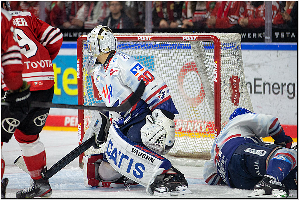 PENNY DEL; Koelner Haie-Adler Mannheim; Koeln, 26.03.2023